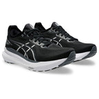 ASICS GEL-Kayano 31 Noir-Blanc / Black-White — vue avant extérieure (1011B867-002)