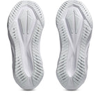 ASICS Novablast 5 Blanc-Gris / White-Piedmont Grey — vue semelle (1011B974-100)