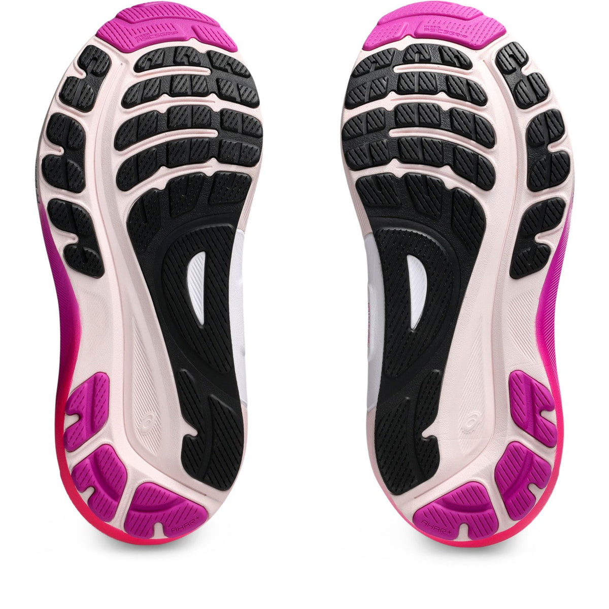 ASICS GEL-Kayano 31 Noir-Violet / Black-Bold Magenta — vue semelle (1012B670-003)