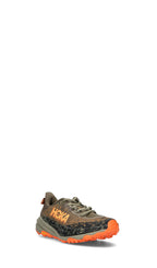 Hoka Speedgoat 6 Chaussures Trail Running Vert Orange Homme - 2