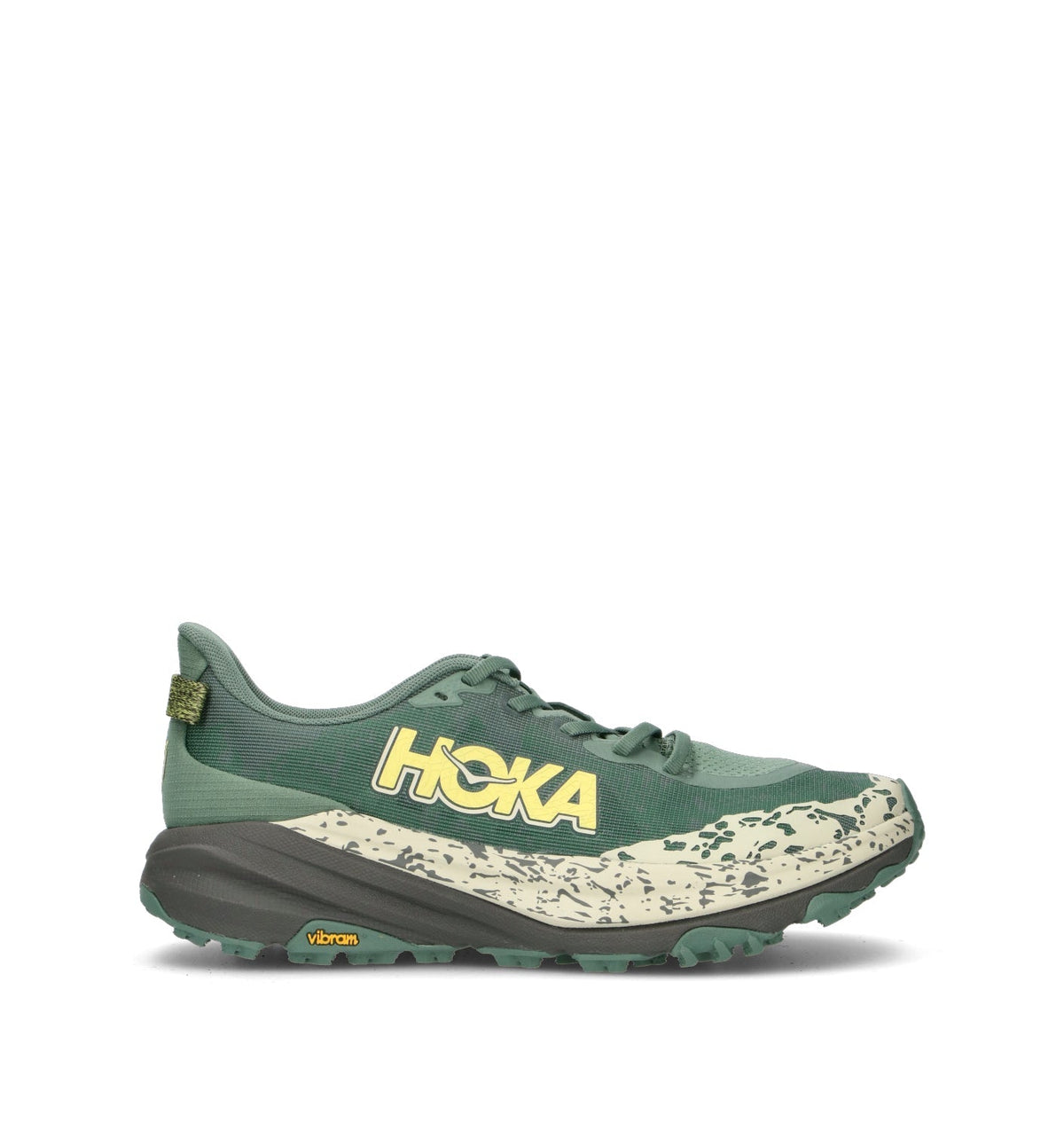 Hoka Speedgoat 6 Chaussures Trail Running Vert Gris Homme - 1