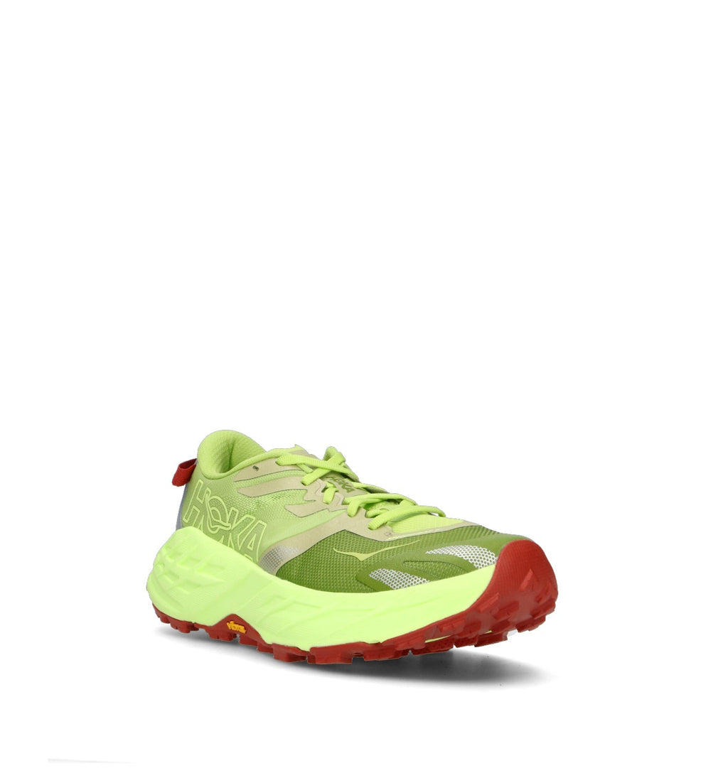 Hoka Speedgoat 7 Chaussures Trail Running Vert Jaune Homme - 2