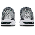ASICS GEL-Kayano 14 Gris / Argent / Vert – vue arrière