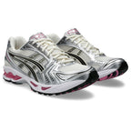 ASICS GEL-Kayano 14 Crème / Rose clair – paire en vue trois-quarts avant