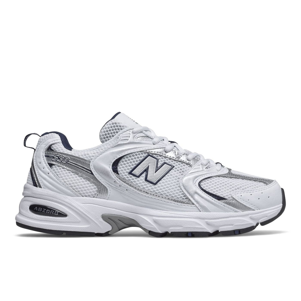 New Balance MR530SG Blanc / Bleu marine – vue 1