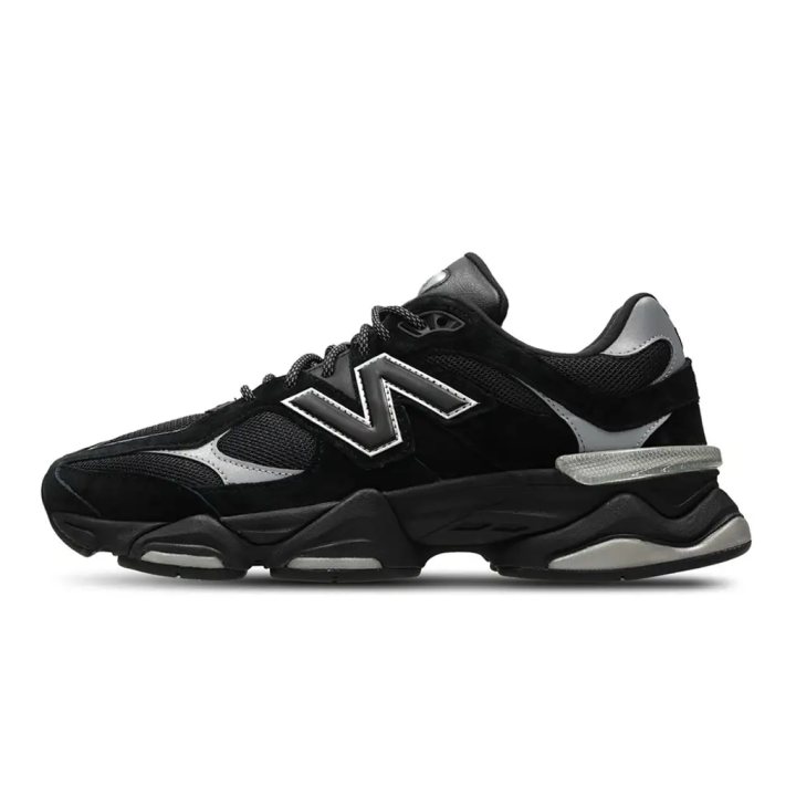 New Balance U9060FOS Noir / Argent – vue 1