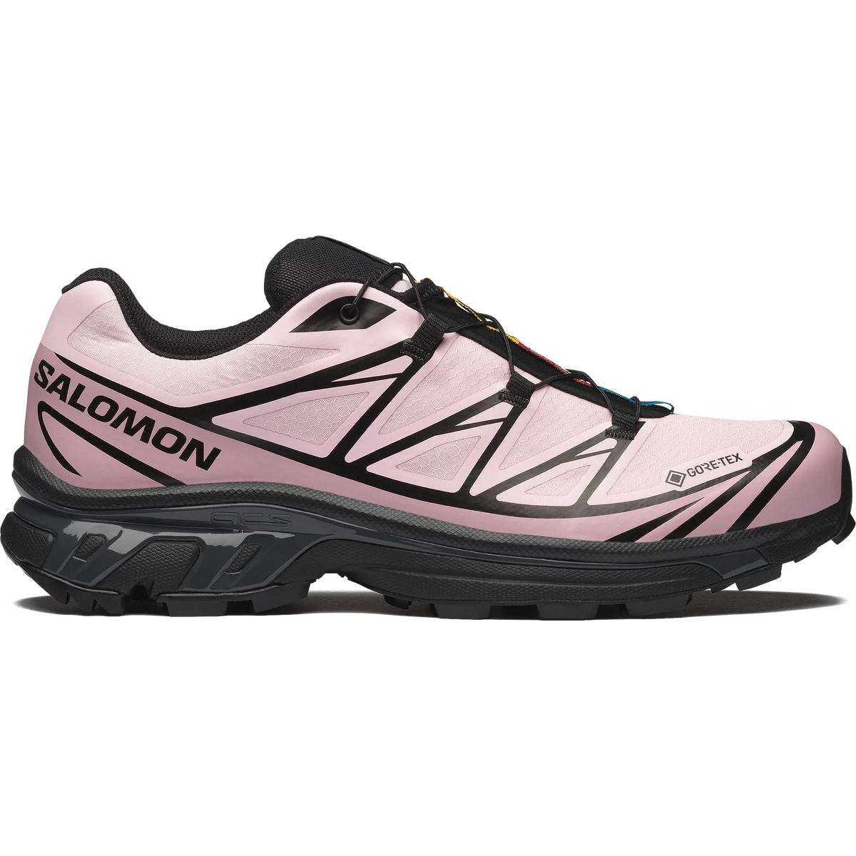 Salomon XT-6 GORE-TEX – Black / Icy Pink / Dawn Pink – profil exterieur