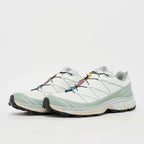 Salomon XT-6 GORE-TEX – White / Green Milieu / Ice Flow – paire trois quarts