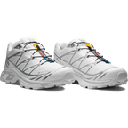 Salomon XT-6 GORE-TEX – White / White / FTW Silver – paire trois quarts