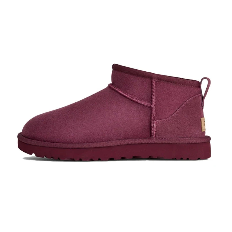 UGG Classic Ultra Mini Femme – Burnt Magenta – profil exterieur