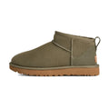 UGG Classic Ultra Mini Femme – Moss Green / Amphora – profil exterieur