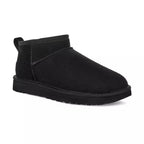 UGG Classic Ultra Mini Femme – Noir – trois quarts avant