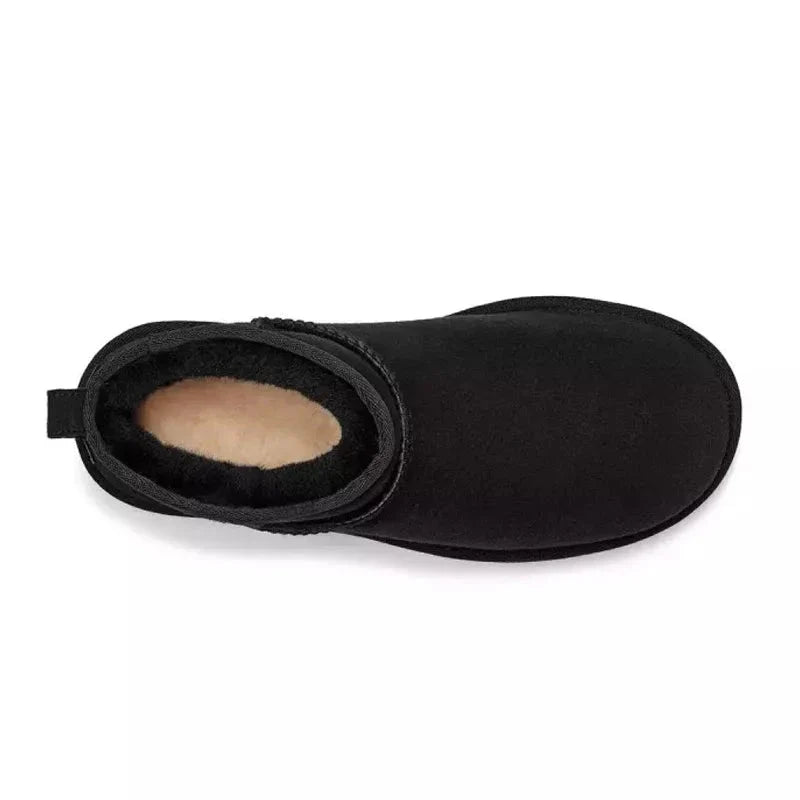 UGG Classic Ultra Mini Femme – Noir – vue dessus