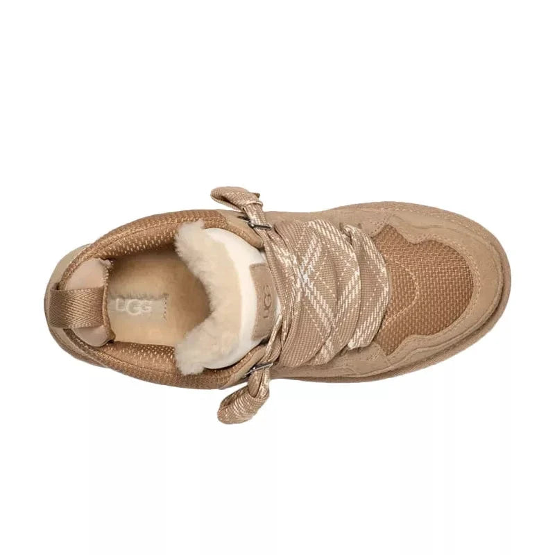 UGG Lowmel Femme – Sable & Blanc – vue dessus