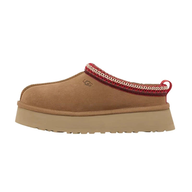 UGG Tazz II Femme – Chestnut & Beige – profil exterieur