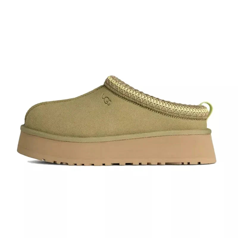 UGG Tazz II Femme – Kaki & Beige – profil exterieur