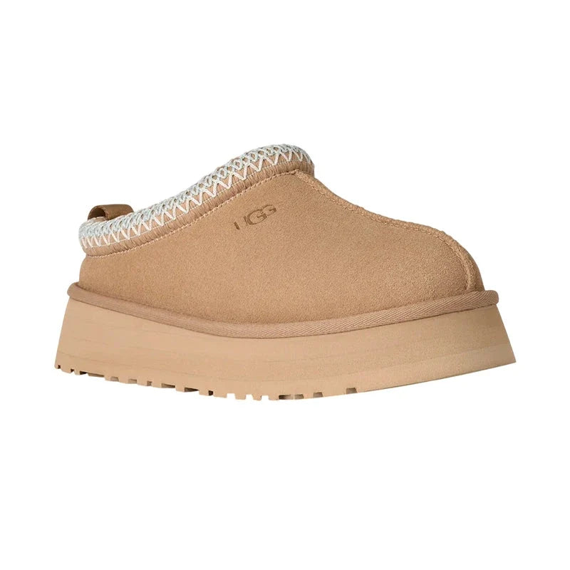 UGG Tazz II Femme – Sable & Beige – trois quarts arriere