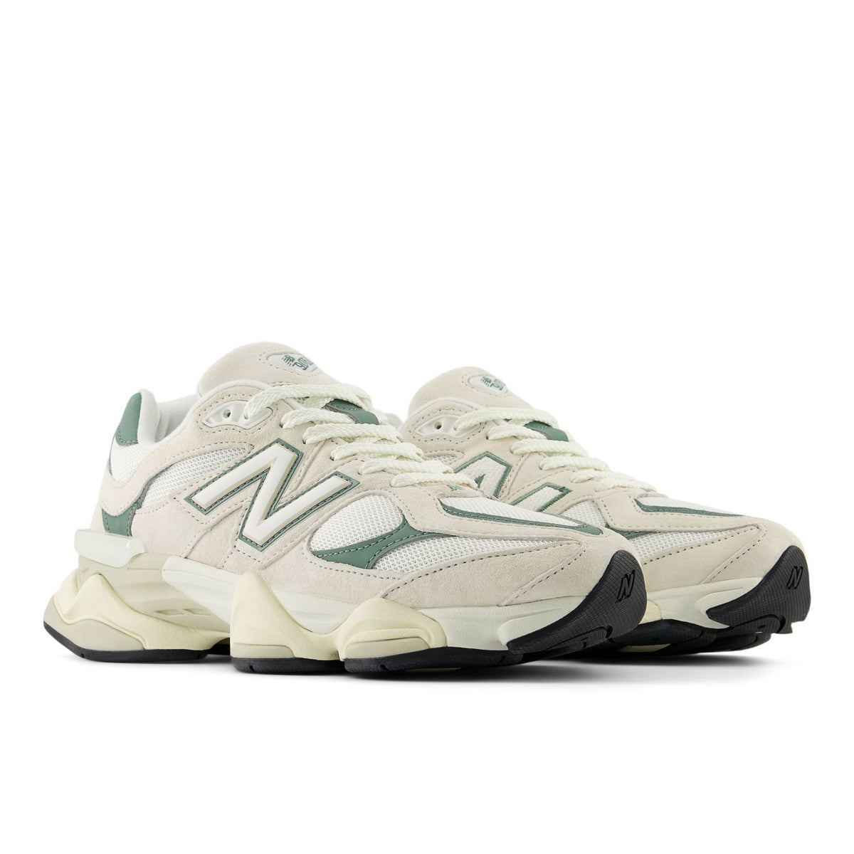 New Balance U9060EEI Blanc / Vert – vue 3